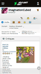 Mobile Screenshot of imaginationcubed.deviantart.com