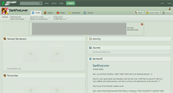 Desktop Screenshot of darkfoxlover.deviantart.com
