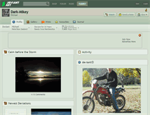 Tablet Screenshot of dark-mikey.deviantart.com