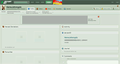 Desktop Screenshot of heresjohnnyplz.deviantart.com
