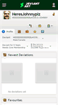 Mobile Screenshot of heresjohnnyplz.deviantart.com