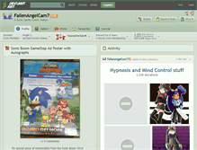 Tablet Screenshot of fallenangelcam7.deviantart.com