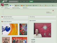 Tablet Screenshot of emil08.deviantart.com