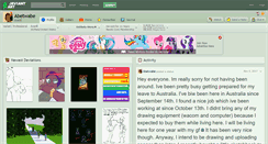 Desktop Screenshot of abetwabe.deviantart.com