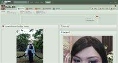 Desktop Screenshot of lalita-zilli.deviantart.com