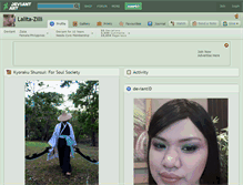 Tablet Screenshot of lalita-zilli.deviantart.com