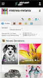 Mobile Screenshot of mistress-melania.deviantart.com