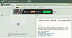 Desktop Screenshot of kirokitsune.deviantart.com