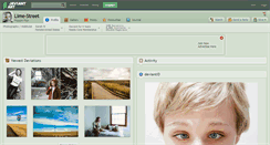 Desktop Screenshot of lime-street.deviantart.com