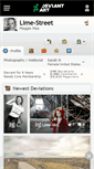 Mobile Screenshot of lime-street.deviantart.com