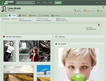 Tablet Screenshot of lime-street.deviantart.com