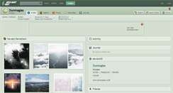 Desktop Screenshot of dunmaglas.deviantart.com