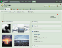 Tablet Screenshot of dunmaglas.deviantart.com