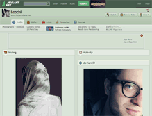 Tablet Screenshot of loochi.deviantart.com