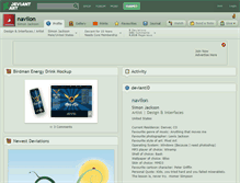 Tablet Screenshot of navilon.deviantart.com