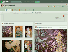 Tablet Screenshot of kuroneko8444.deviantart.com