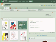 Tablet Screenshot of chibimouse.deviantart.com