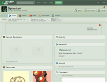 Tablet Screenshot of eliphas-levi.deviantart.com