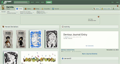 Desktop Screenshot of darmila.deviantart.com