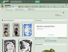 Tablet Screenshot of darmila.deviantart.com
