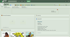 Desktop Screenshot of king-saul.deviantart.com
