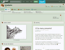 Tablet Screenshot of annaquinn.deviantart.com