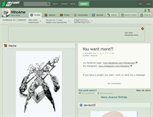 Tablet Screenshot of nihoame.deviantart.com
