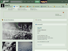 Tablet Screenshot of loba79.deviantart.com