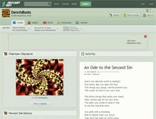 Tablet Screenshot of dennisboots.deviantart.com