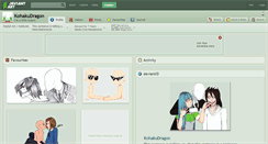 Desktop Screenshot of kohakudragon.deviantart.com