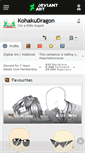 Mobile Screenshot of kohakudragon.deviantart.com