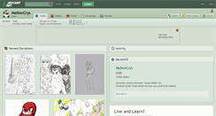 Desktop Screenshot of mellowcrys.deviantart.com