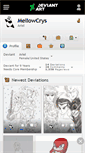 Mobile Screenshot of mellowcrys.deviantart.com
