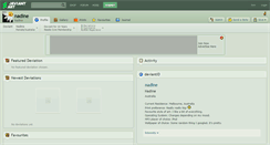 Desktop Screenshot of nadine.deviantart.com