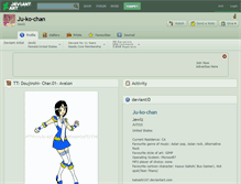 Tablet Screenshot of ju-ko-chan.deviantart.com