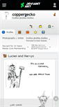 Mobile Screenshot of coppergecko.deviantart.com