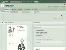 Tablet Screenshot of coppergecko.deviantart.com