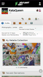 Mobile Screenshot of kataqueen.deviantart.com