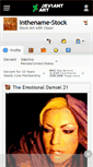 Mobile Screenshot of inthename-stock.deviantart.com