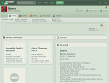 Tablet Screenshot of etterra.deviantart.com