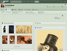 Tablet Screenshot of ocelotejaguar.deviantart.com