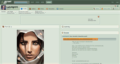 Desktop Screenshot of ladynight93.deviantart.com