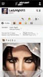 Mobile Screenshot of ladynight93.deviantart.com