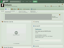 Tablet Screenshot of faisexpres.deviantart.com