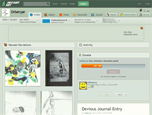 Tablet Screenshot of orberyar.deviantart.com