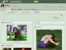 Tablet Screenshot of druihd.deviantart.com