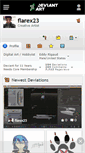 Mobile Screenshot of flarex23.deviantart.com