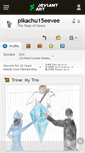 Mobile Screenshot of pikachu15eevee.deviantart.com