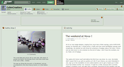 Desktop Screenshot of cullencreationz.deviantart.com