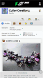 Mobile Screenshot of cullencreationz.deviantart.com